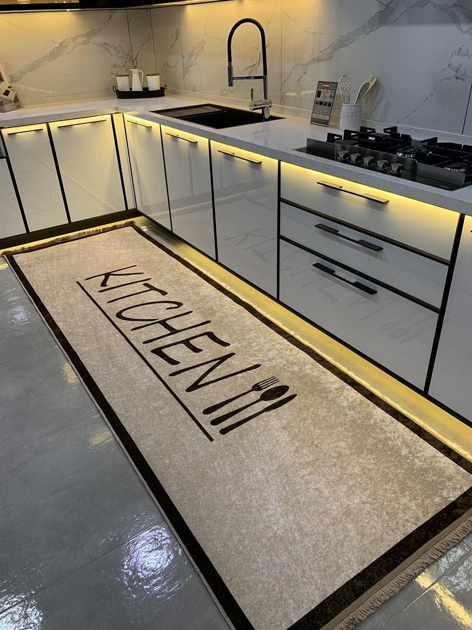 Kitchen runner - Kitchen mats - Kitchen rug 200x80cm