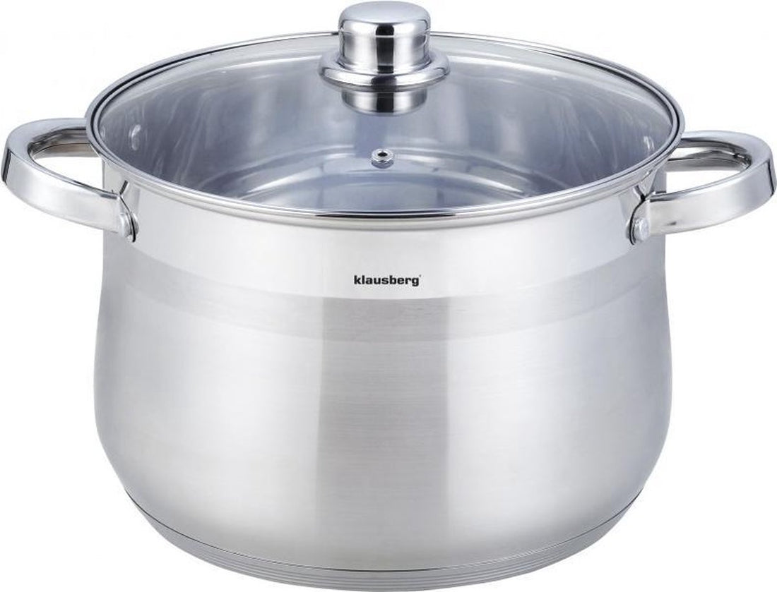 Klausberg soeppan met deksel RVS – 18,7 of 22,4 liter, ook voor inductie – foto 2