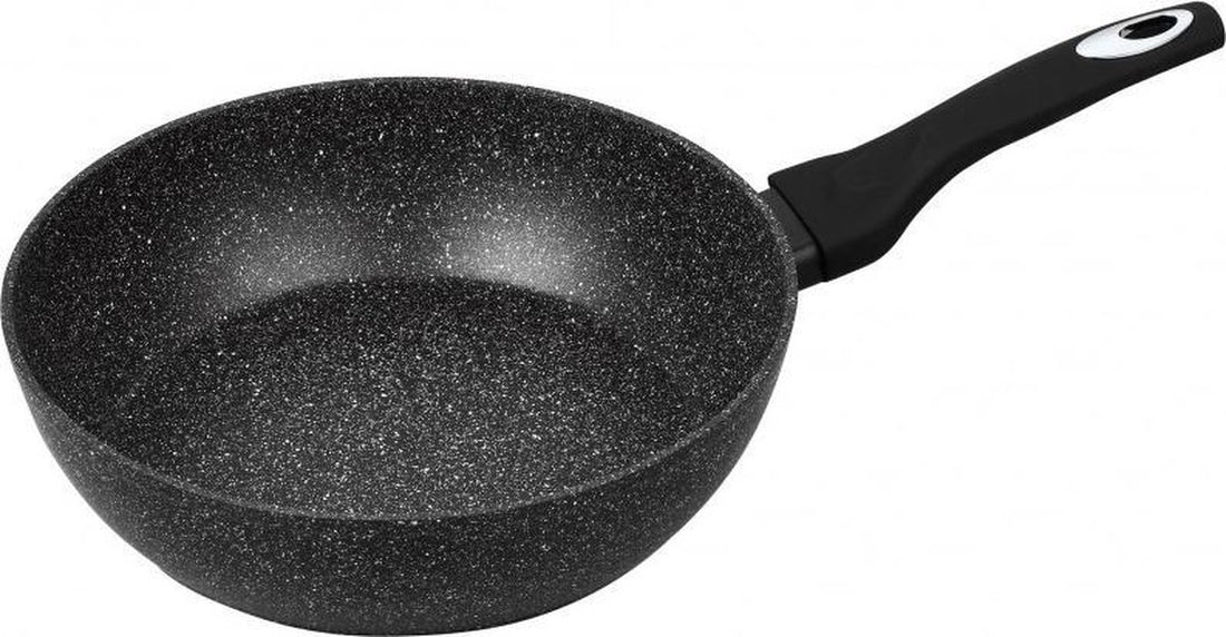 Klausberg wokpan zwart met marmer/keramische coating – Ø 24 of 28 cm, inductie – foto 3