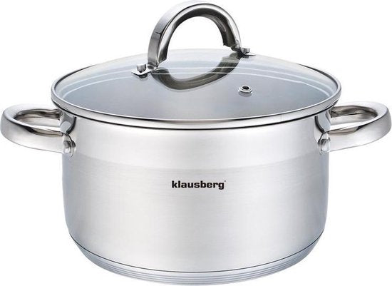 Klausberg 7124 - Kochtopf mit Deckel - 3L - Ø20 cm