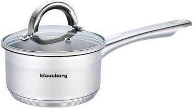 Klausberg - Stieltopf mit Deckel - Saucenpfanne - 12 cm - 0,5 Liter