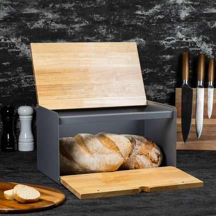 Klausberg 7395 - Brotdose - Stahl - Bambus