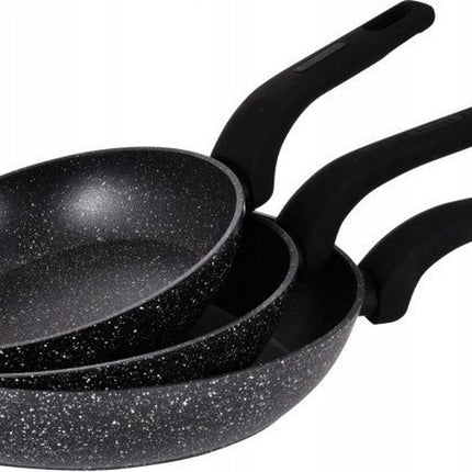 Klausberg 7438 – 3-teiliges Pfannenset – 20/24/28 cm