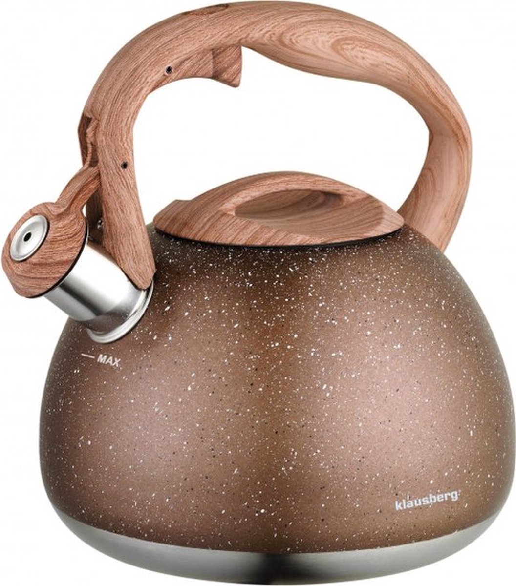 Bouilloire sifflante traditionnelle - Bronze - 2,8 litres