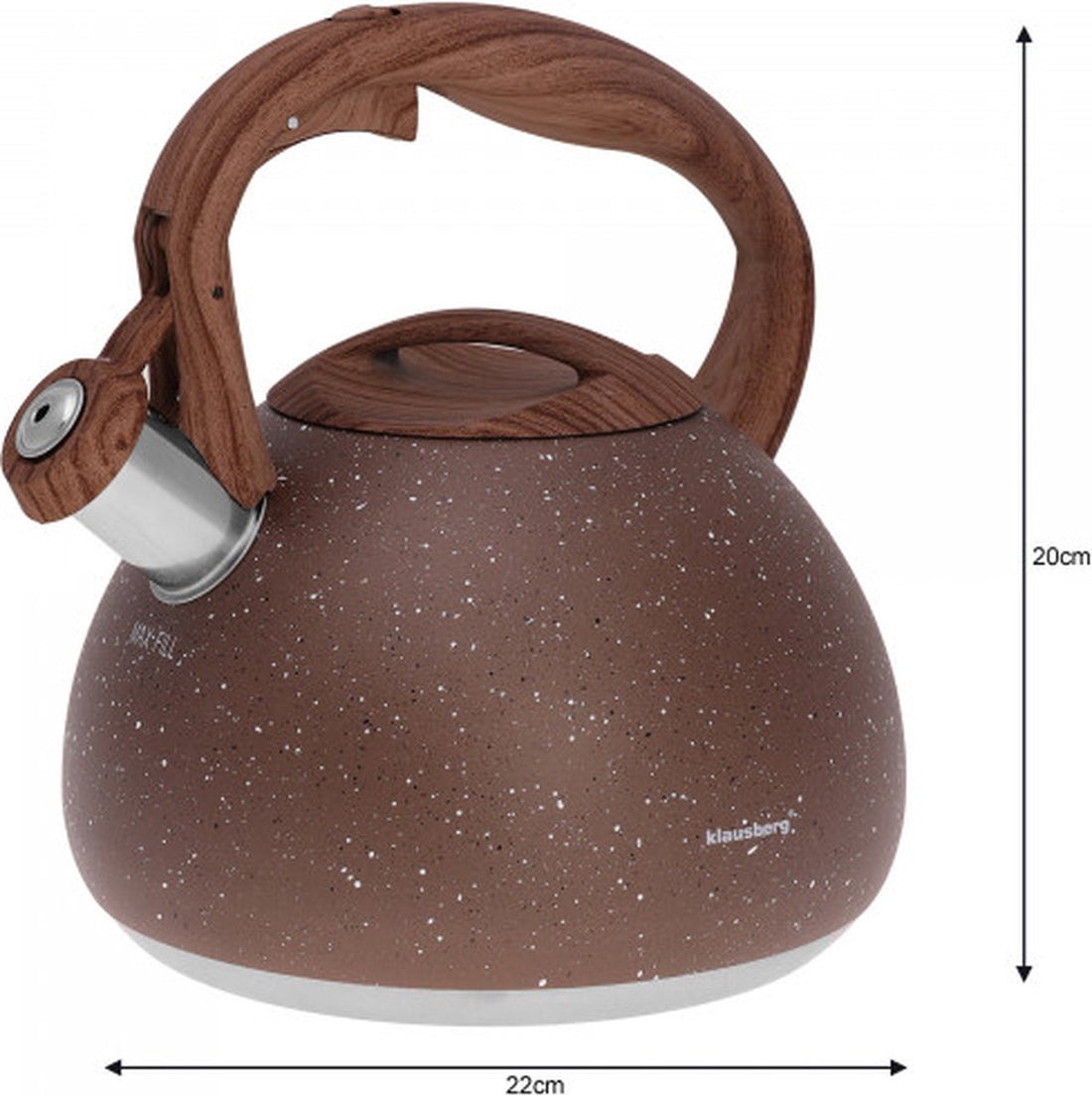 Bouilloire sifflante traditionnelle - Bronze - 2,8 litres