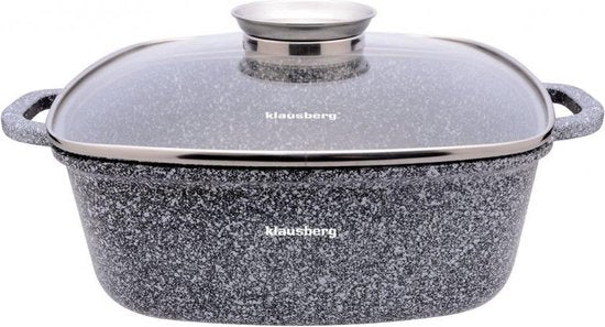 Klausberg 7530 - Marble look pan - 24 cm - 4.4 litres