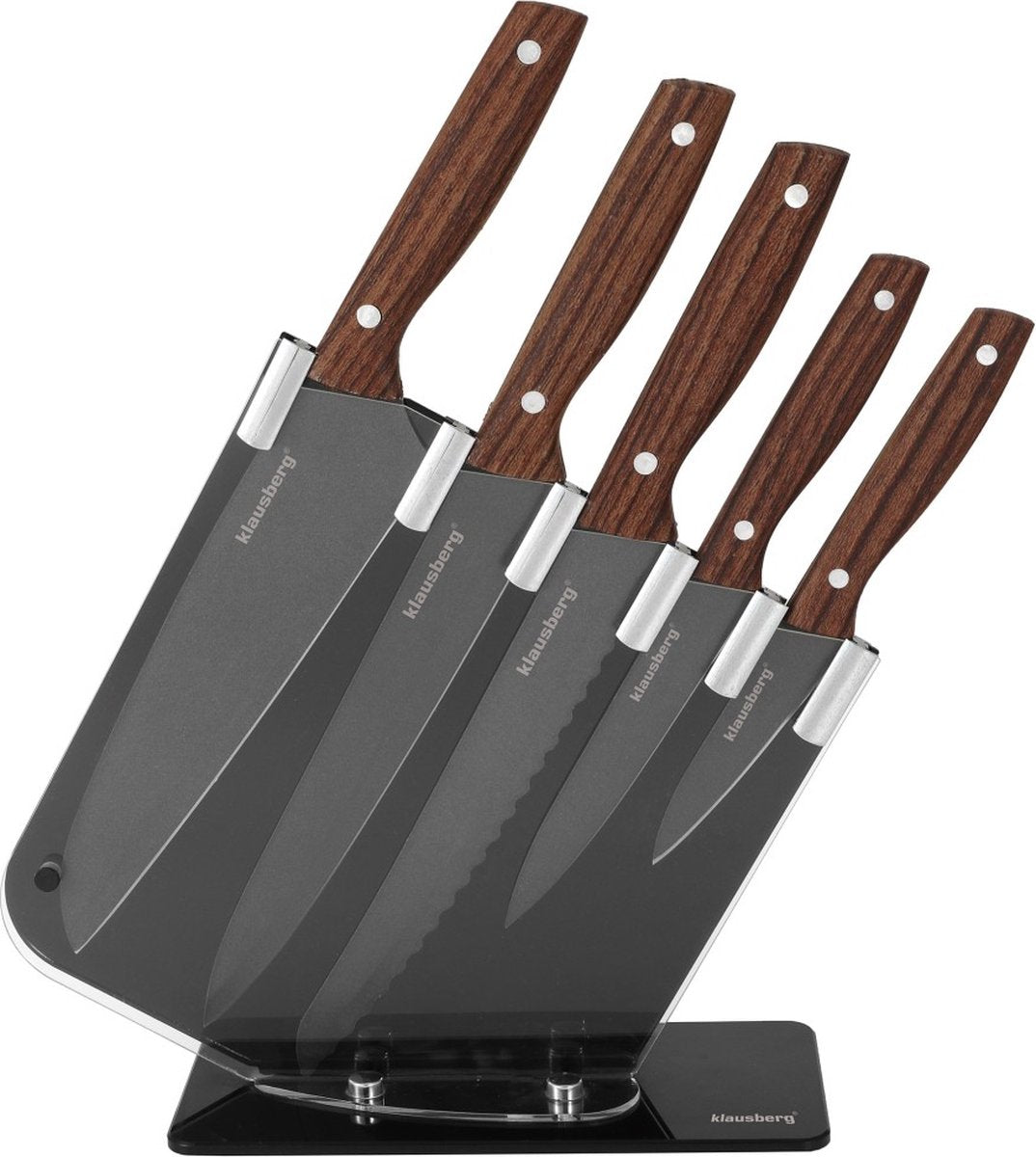 Klausberg - 6-piece knife set - Knife block - Ergonomic