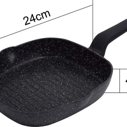 Klausberg 7661 - Zwart Marmeren koekenpan - 24 cm