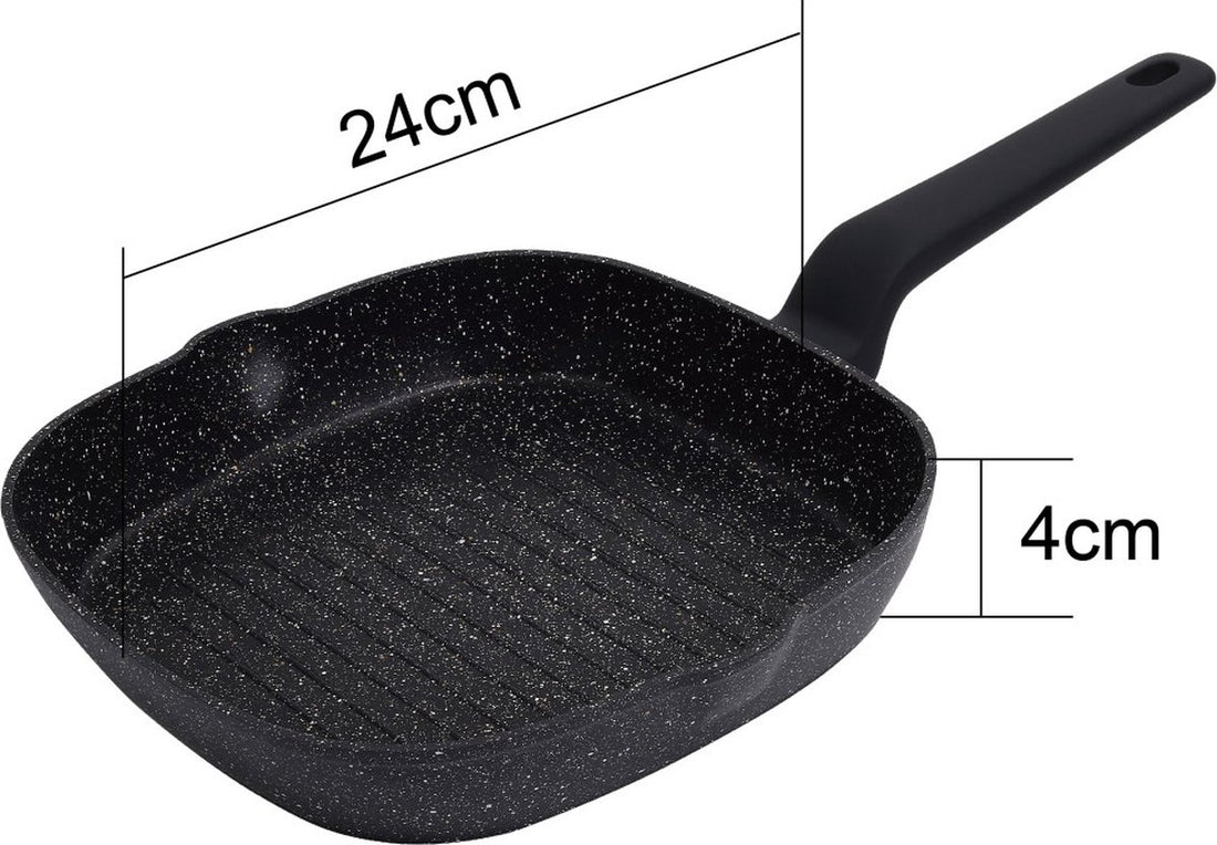 Klausberg 7661 - Black Marble frying pan - 24 cm