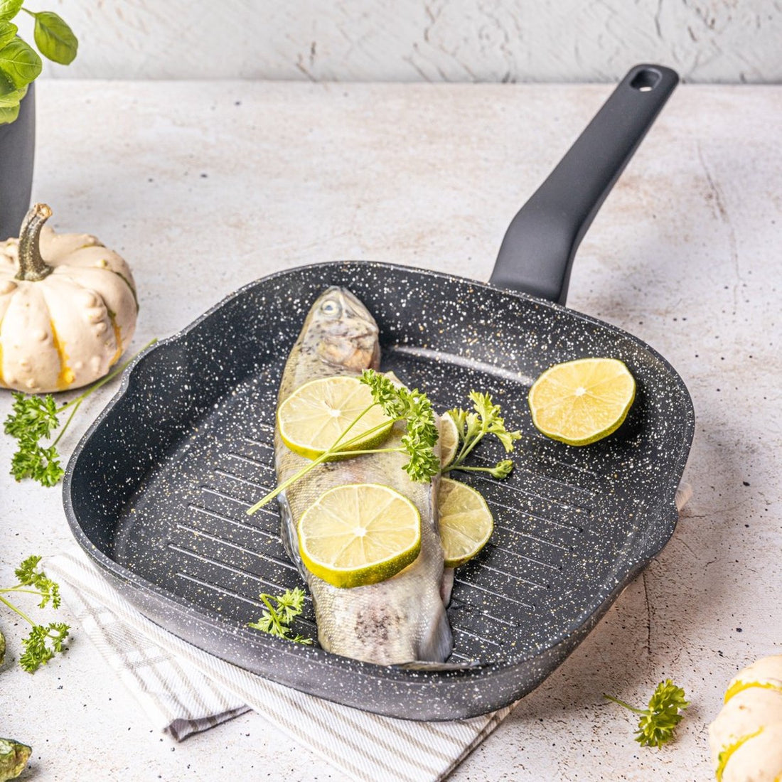 Klausberg 7661 - Black Marble frying pan - 24 cm