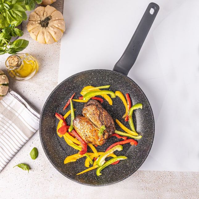 Klausberg - Schwarze Marmor-Bratpfanne