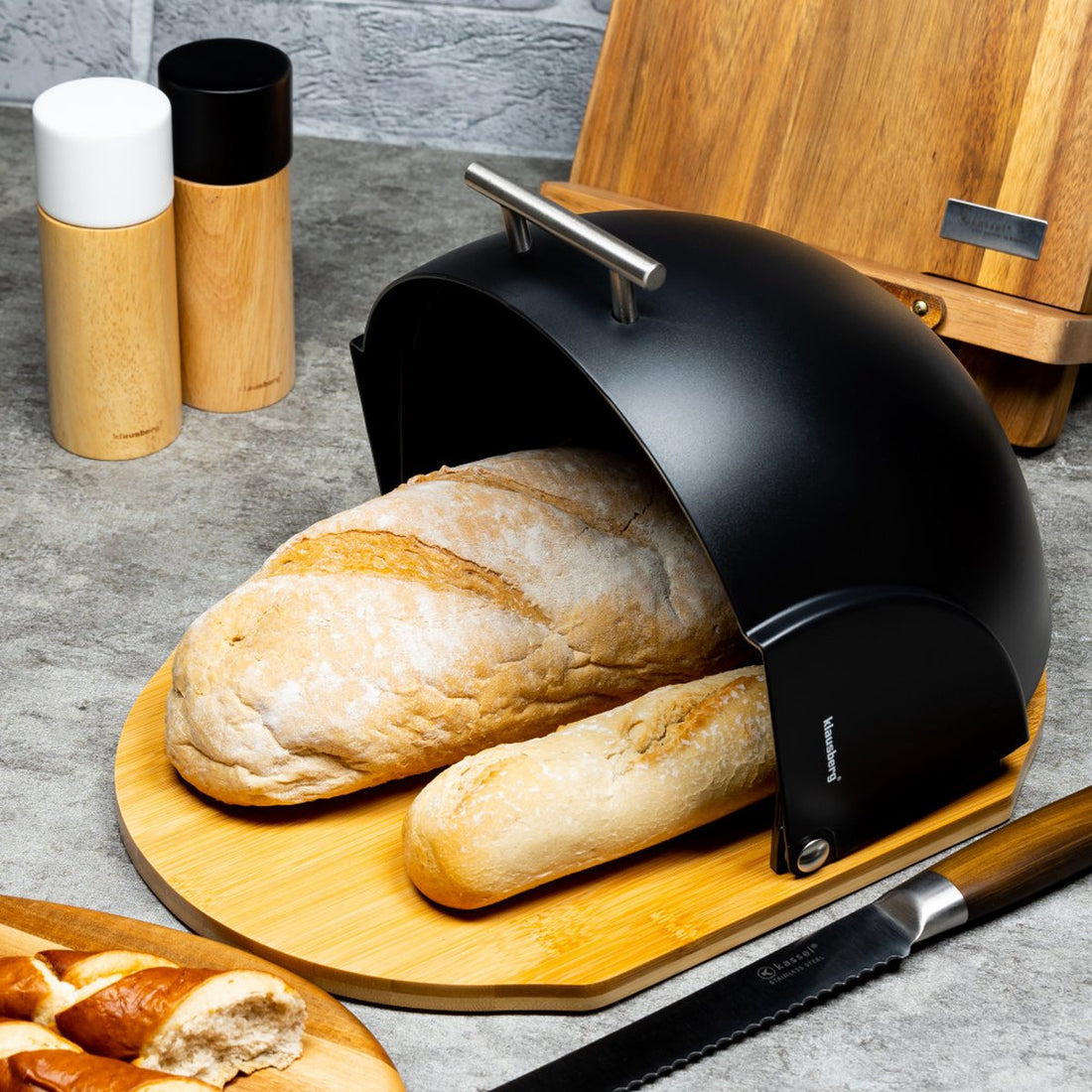 Klausberg bread bin white
