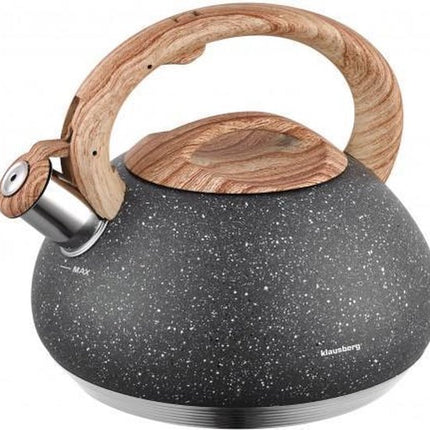 Klausberg KB-7280 Wasserkocher - 2,7L - Edelstahl - alle Herdarten