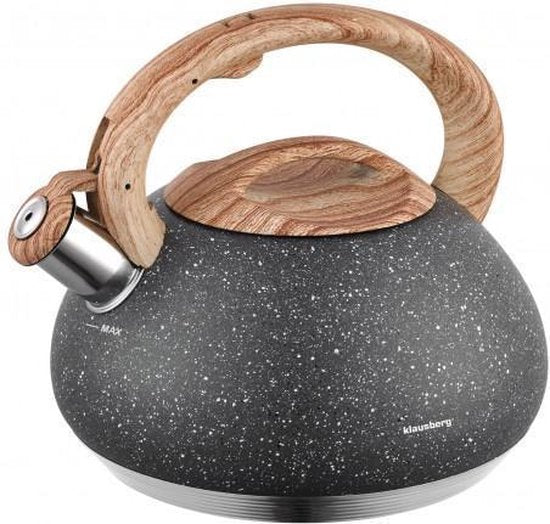 Klausberg KB-7280 whistling kettle - 2.7L - stainless steel - all heat sources
