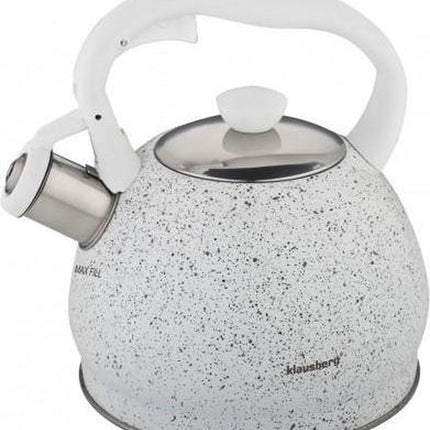 Klausberg KB-7319 Flötenkessel - 2L - Edelstahl - alle Wärmequellen