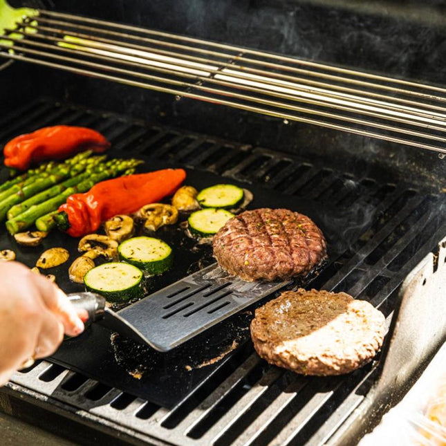 Klausberg KB-7897 Grillspatel - 36 cm RVS Spatel met Plastic Handvat voor Barbecue - Geschikt voor alle BBQ - ook Kamado / Weber