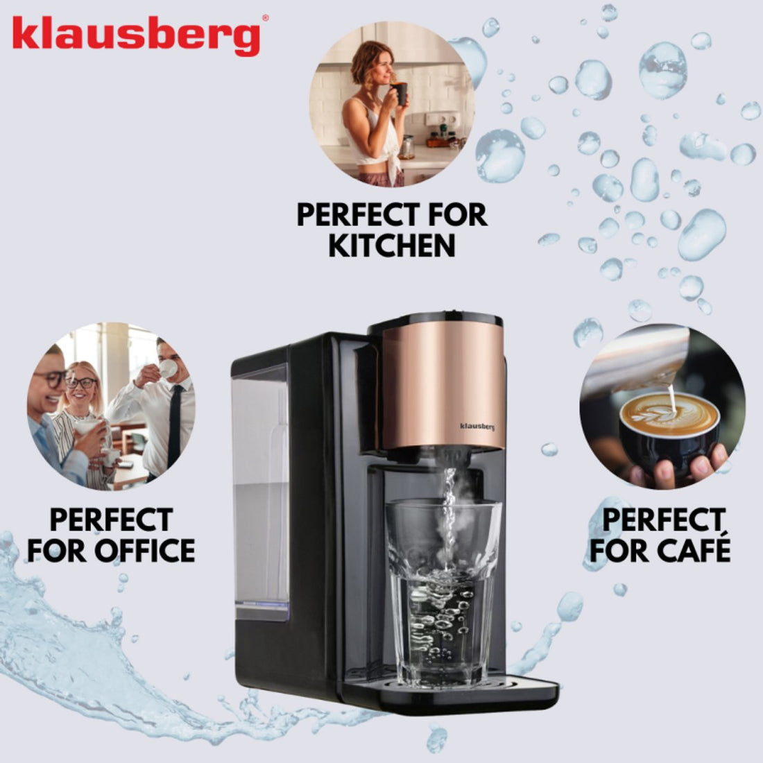 Klausberg KB7879 heetwaterdispenser – waterdispenser voor thuis, 2,2 liter – foto 6
