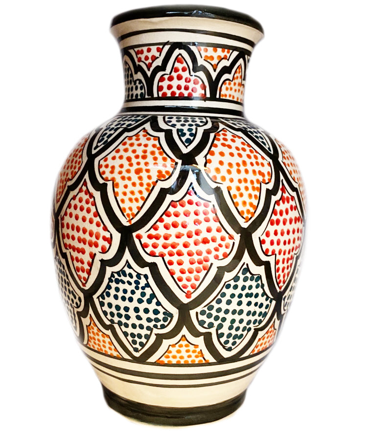 colorful Moroccan vase