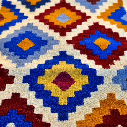 Handgewebter Kelim-Teppich – 100 % ägyptische Wolle Kelim – 70x150cm – Senon