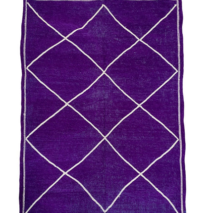 Marokkanischer Kelim Teppich Rautenmuster 135x95 cm