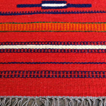 Handgewebter Kelim-Teppich / Teppich – 100% Wolle Kelim – 60x80cm – Beduinen