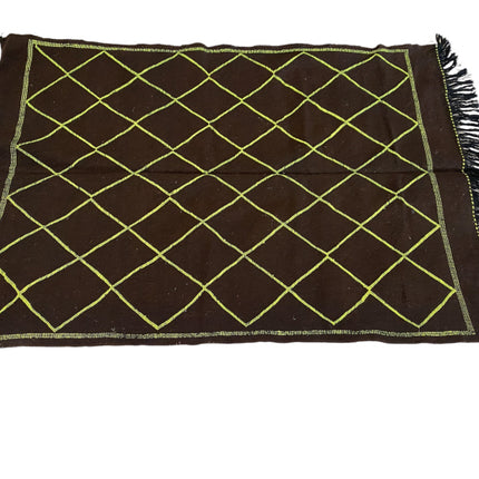 Marokkanischer Flachgewebe Kelim Teppich 145 x 95 cm