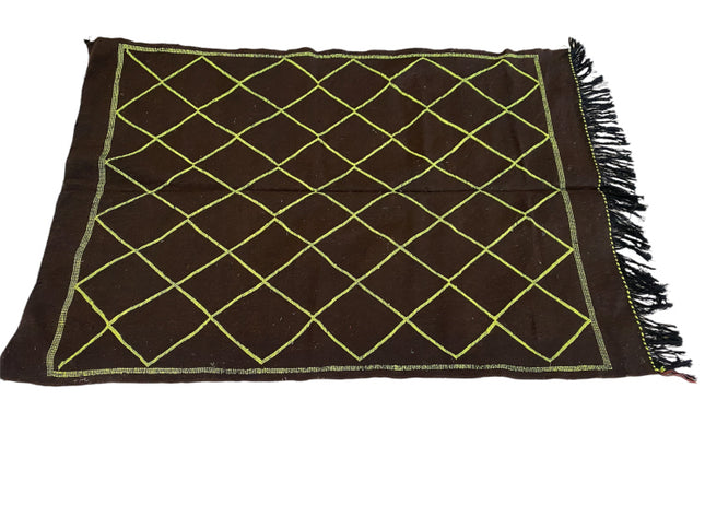 Marokkanischer Flachgewebe Kelim Teppich 145 x 95 cm