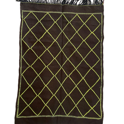 Marokkanischer Flachgewebe Kelim Teppich 145 x 95 cm