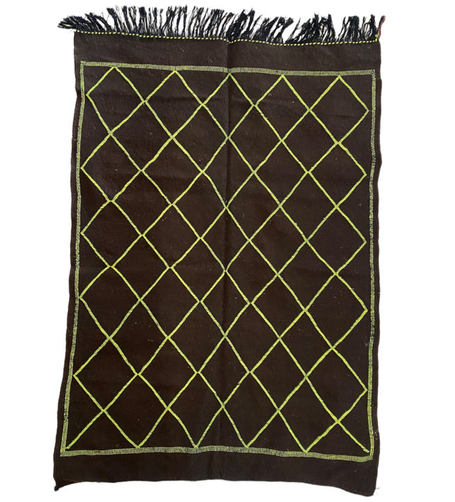 Marokkanischer Flachgewebe Kelim Teppich 145 x 95 cm