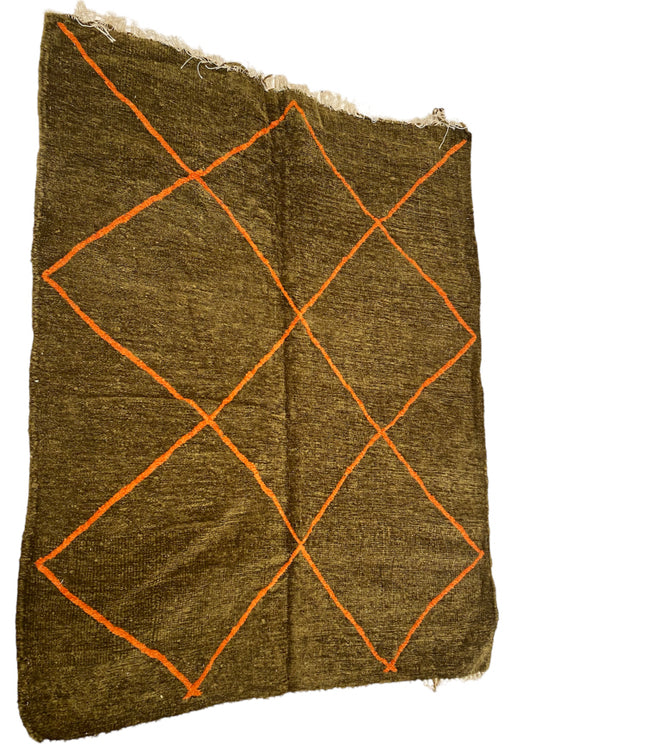 Flachgewebter Kelim-Teppich 130 x 100 cm