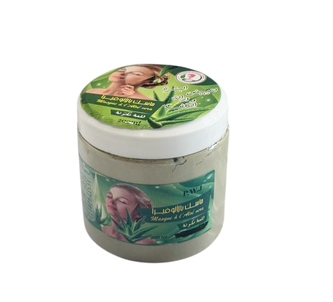 Masque à l'argile verte marocaine et à l'aloès vera