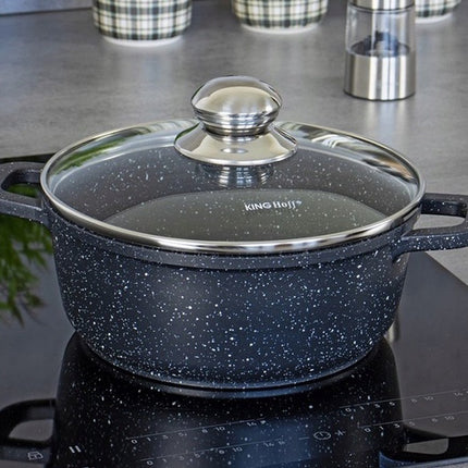 Kleine Braadpan - met Aromaknop - 16 cm - 1.3 liter