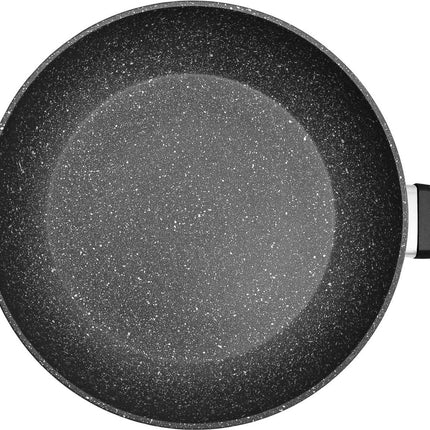 Geschmiedetes gehärtetes Aluminium - Induktionspfannenset - 3-teilig - Hard Marble Antihaftbeschichtung - Ø 20, 24 & 28 cm - Bratpfanne - PFOA-NICKEL FREI