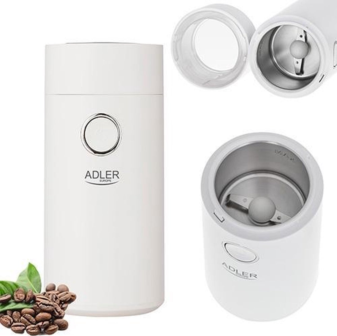 Adler - Moulin à café - blanc