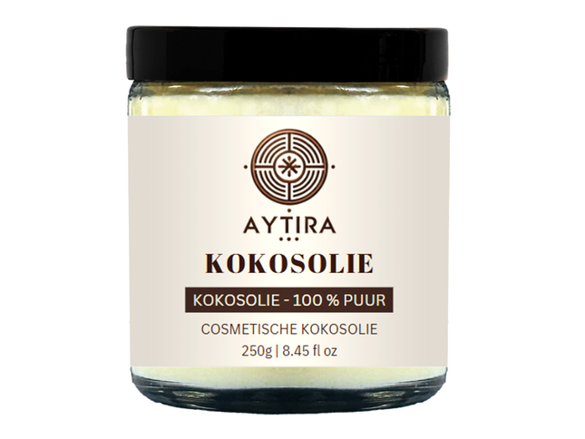 Aytira Kokosöl 250g – 100% Reines Kosmetisches Kokosöl – Für Haut, Haar & Massage