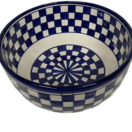 Marokkanische Schale blau-weiß Ø 20 x 9cm