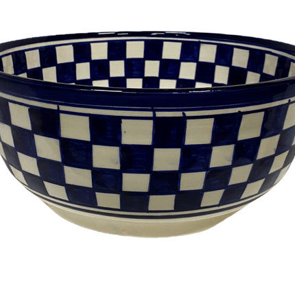 Marokkanische Schale blau-weiß Ø 20 x 9cm