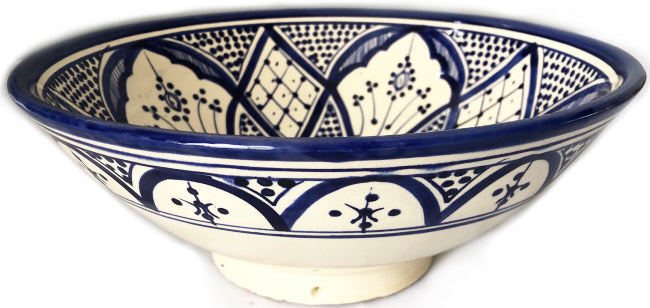 Blue Salad Bowl 25 cm
