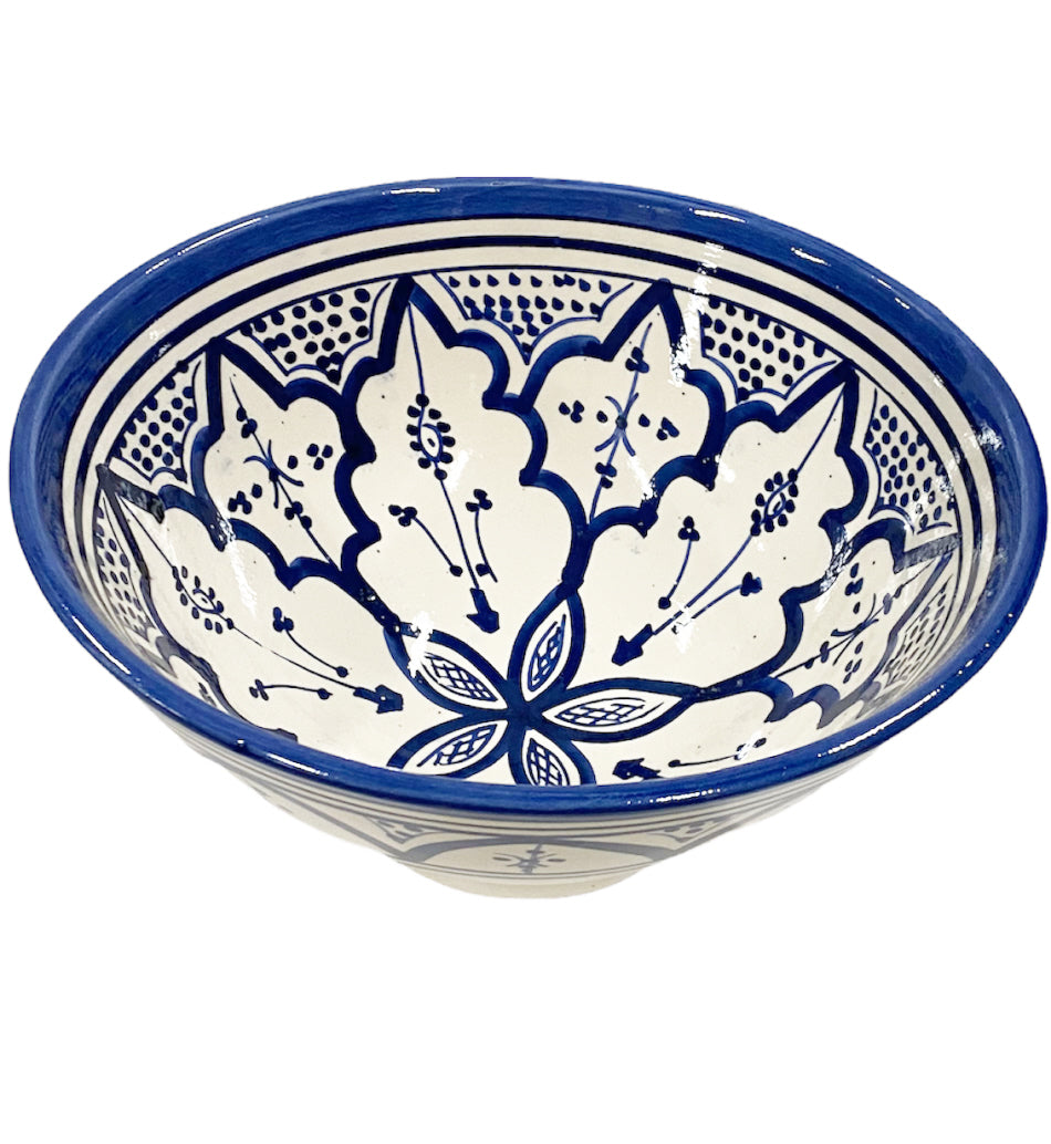 Blue Salad Bowl 25 cm