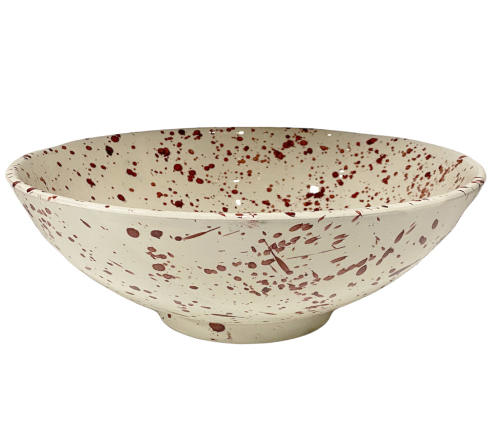 Speckled handmade bowl