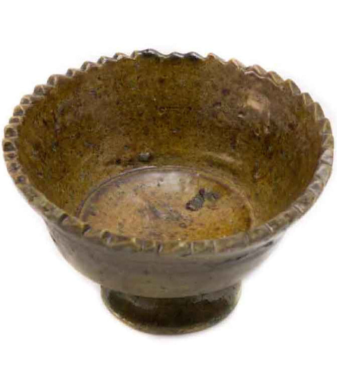 Bol en céramique Tamegroute sur pied Ø 25 cm