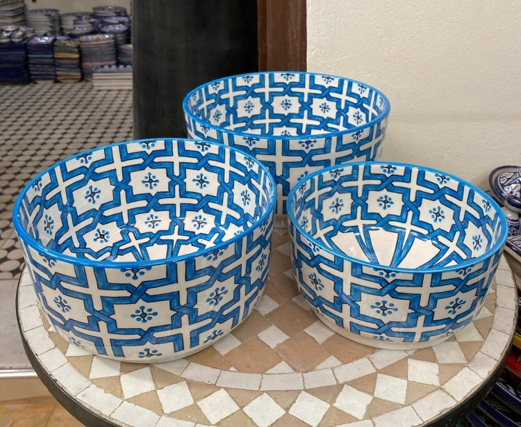 Handmade Moroccan ceramic bowl