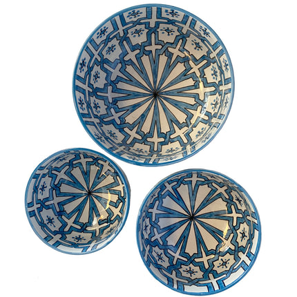 Handgemaakte Marokkaanse keramische kom