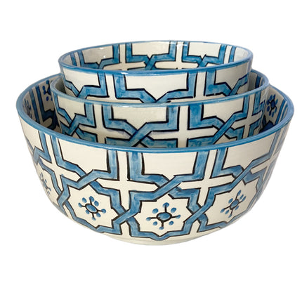Handgemaakte Marokkaanse keramische kom