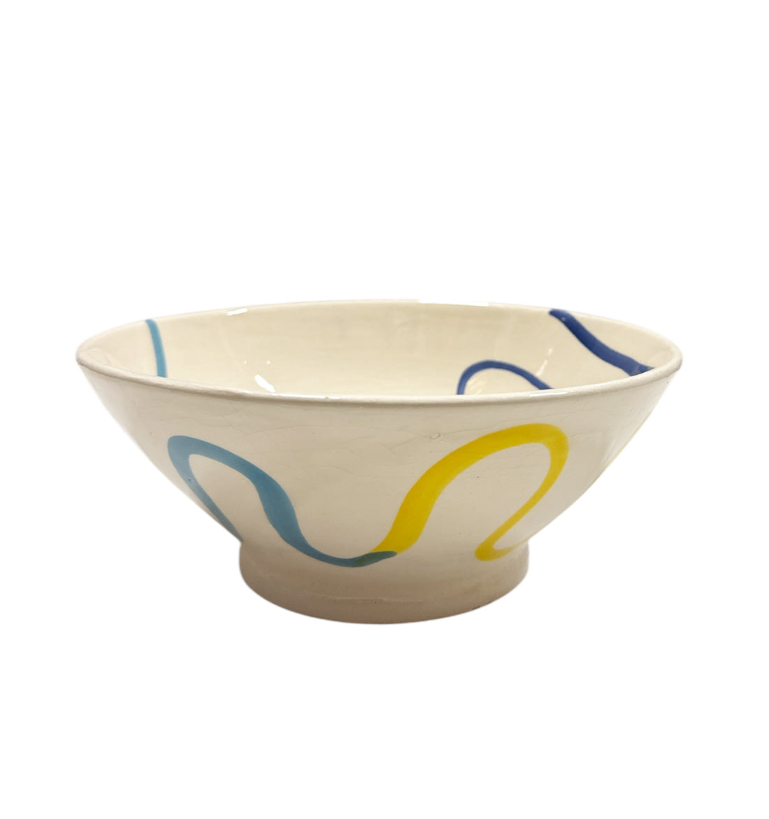 Handgemaakt Marokkaans kommetje uit Safi – handbeschilderd, Ø 15 cm