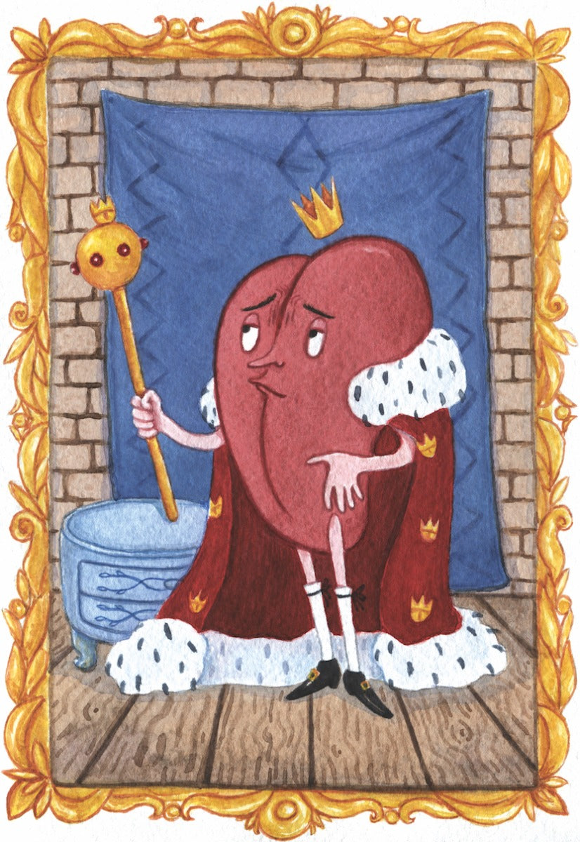 The king's big mouth tongue