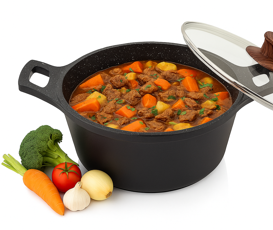 Hakal kookpan van gietaluminium met glazen deksel – Ø 20 tot 40 cm, inductie – foto 10