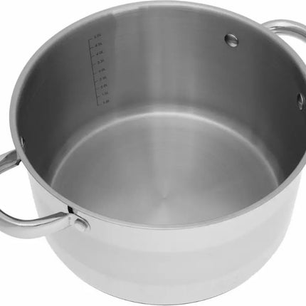 Kochtopf - Ø24 cm - Edelstahl - alle Herdarten