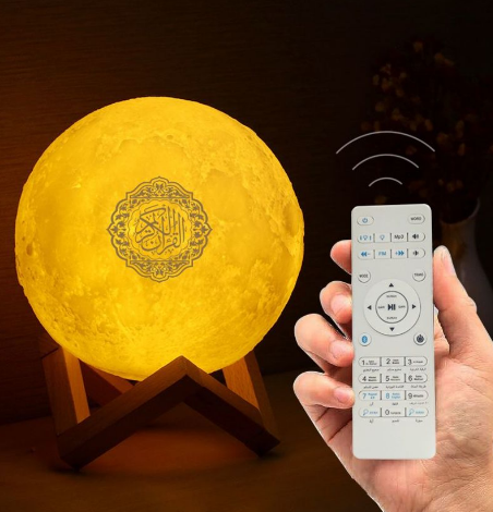 Coran haut-parleur lampe lune tactile