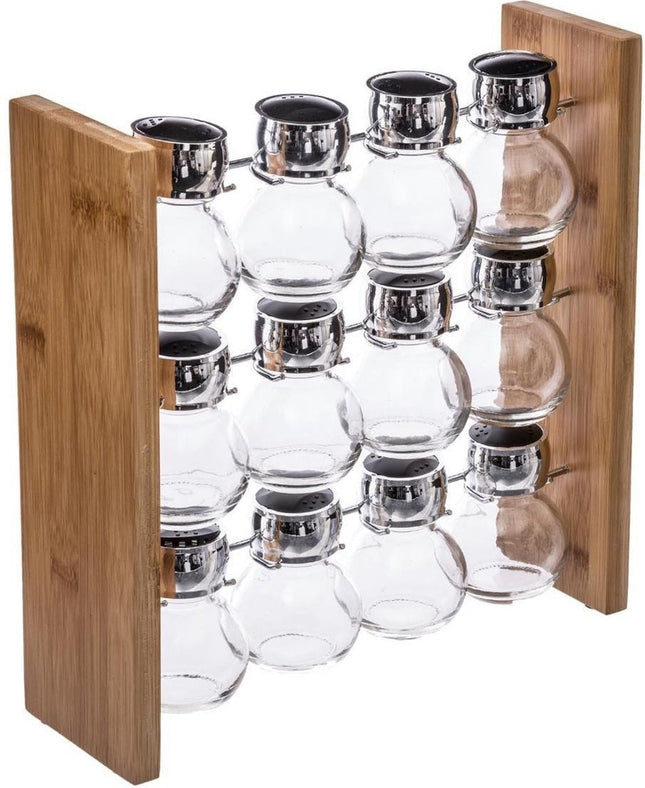 Kruidenrekje met 12 kruidenpotjes